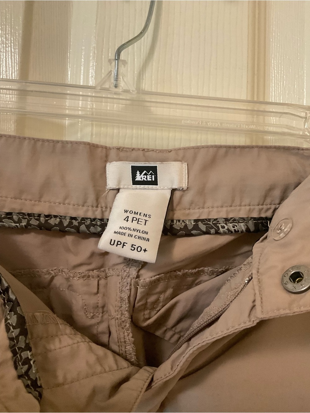 REI Women’s Convertible Cargo Pants - Taupe Brown - Picture 2 of 4